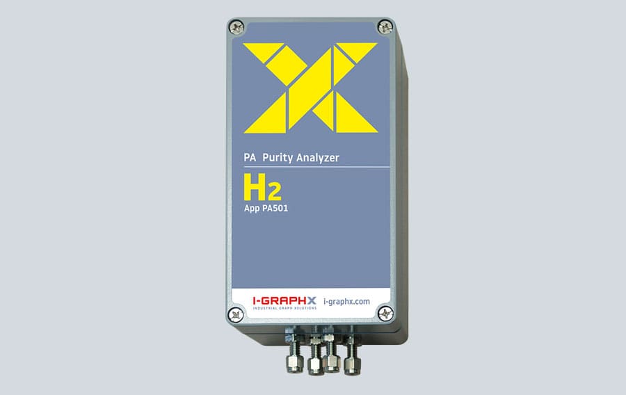 Slider H2 Measuring Technology I-GRAPHX-PA: Purity measurement (99,999 %)