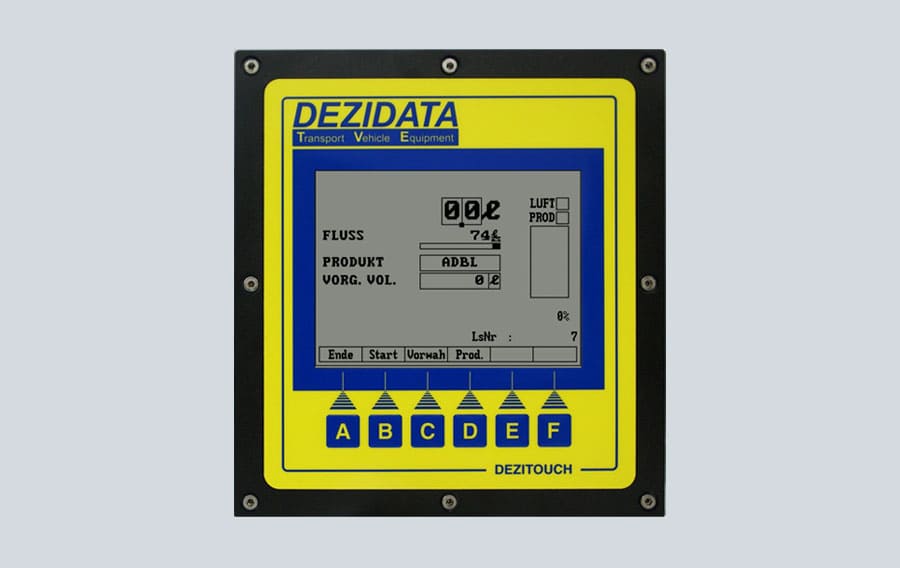 Overview and selection - DEZIDATA Ad Blue Measuring System