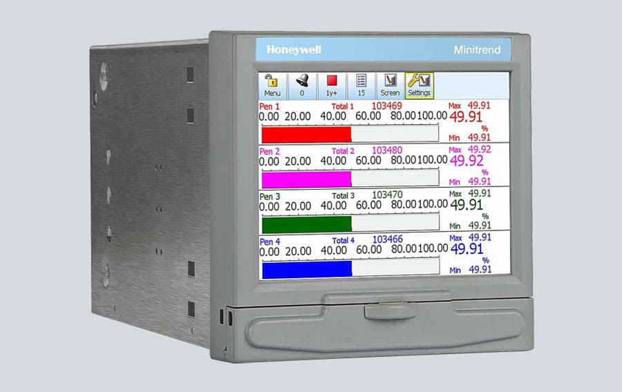 Übersicht und Auswahl – Honeywell Process Instruments Schreiber